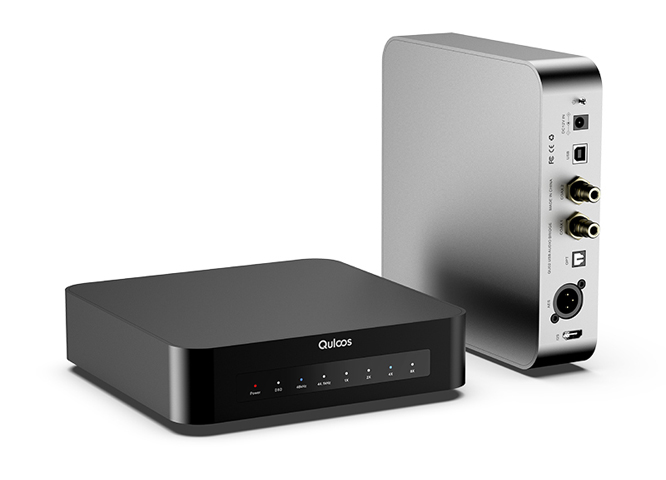 乾龍盛QU02數(shù)字音頻USB界面轉(zhuǎn)同軸車(chē)載AS338